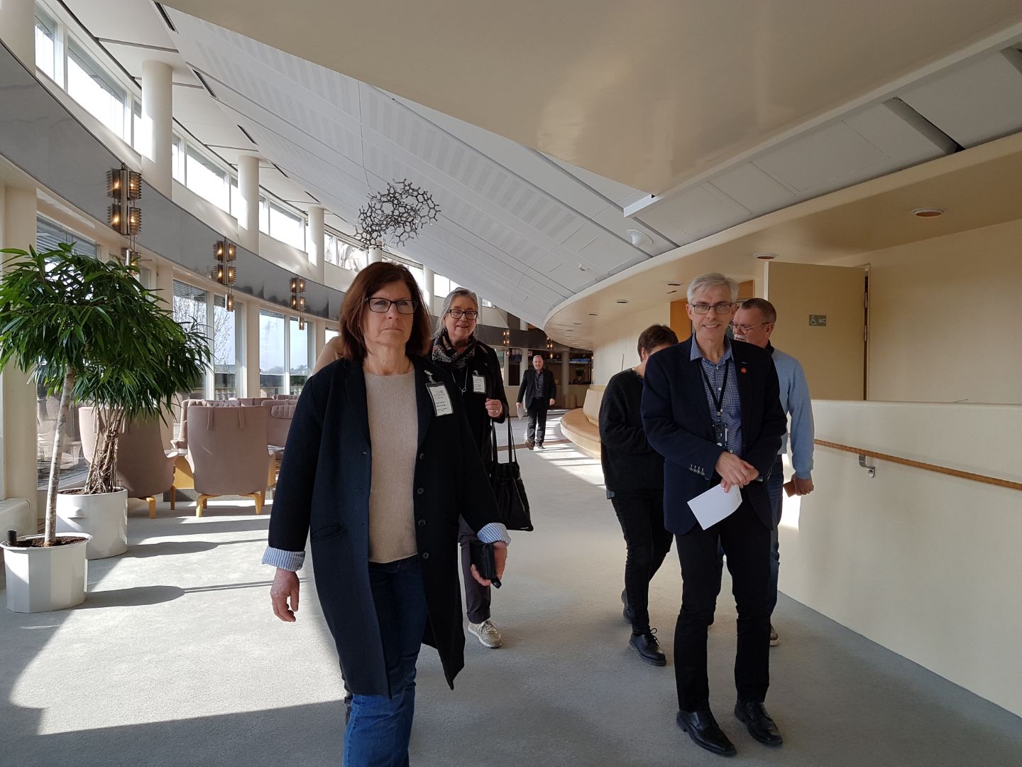 Styrelsen besöker riksdagen